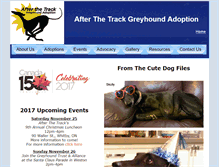 Tablet Screenshot of afterthetrack.ca